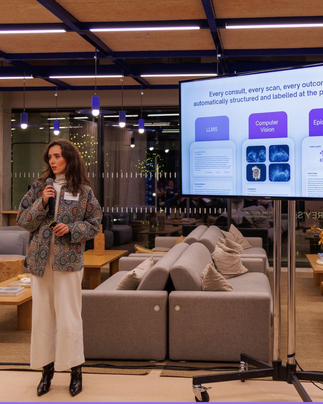 Yasmin and pitch deck