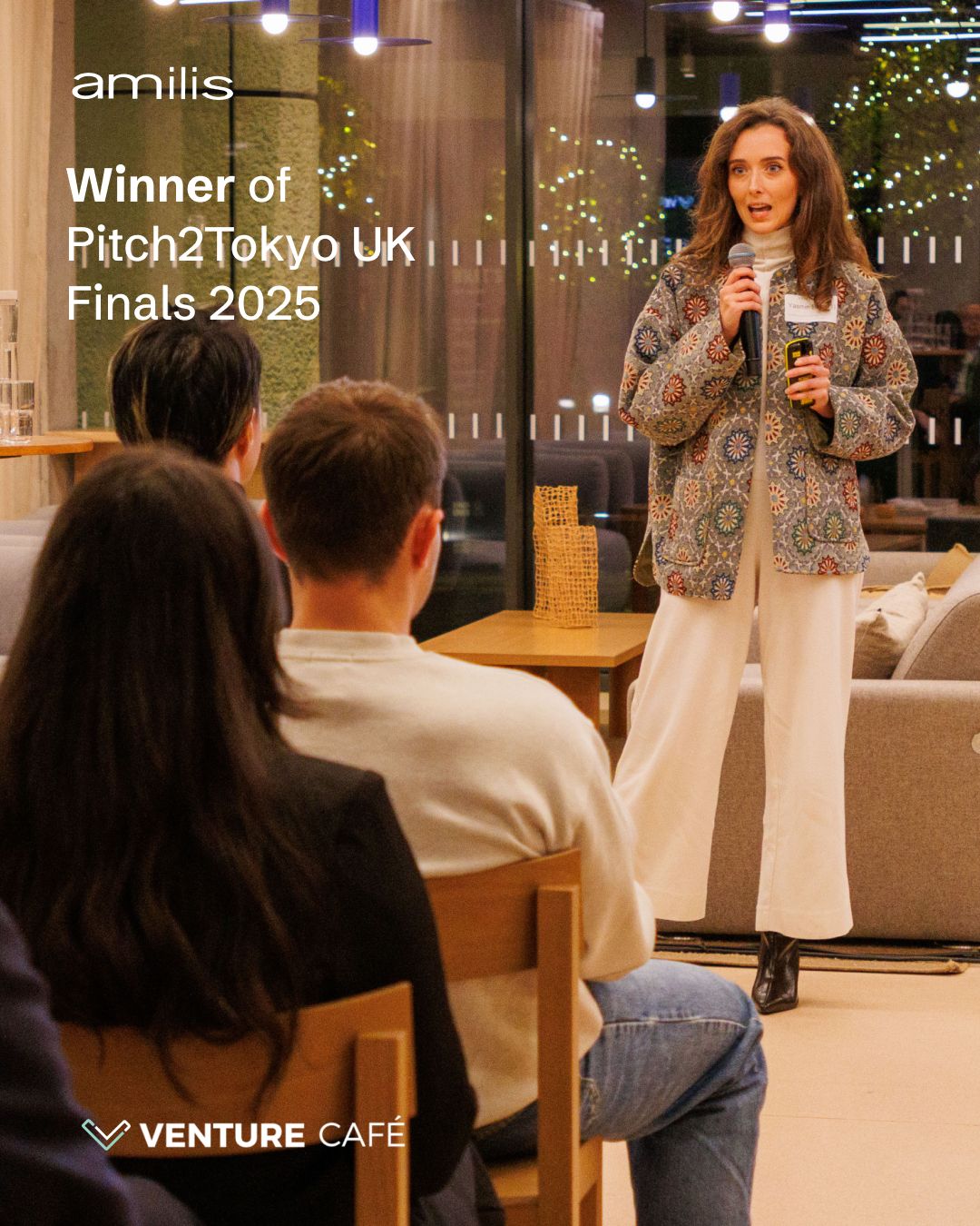 Yasmin at London Venture Cafe