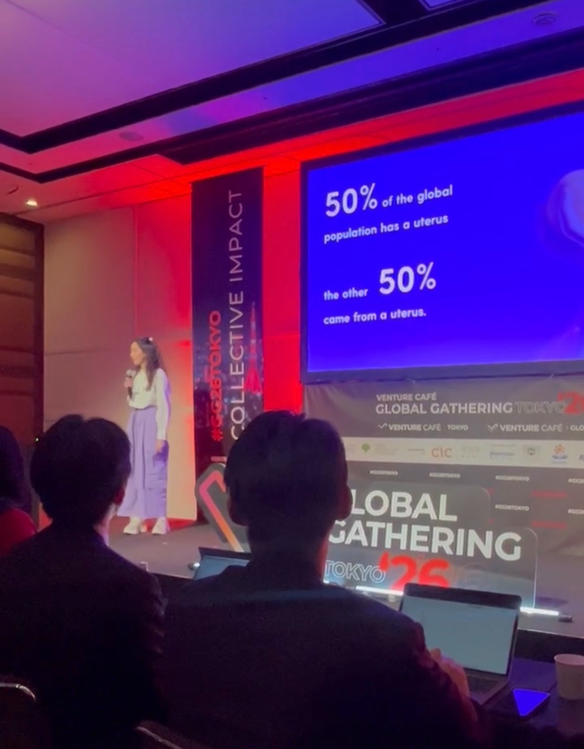 Yasmin at Pitch2Tokyo