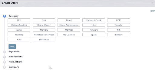 Acceldata Hadoop alerts