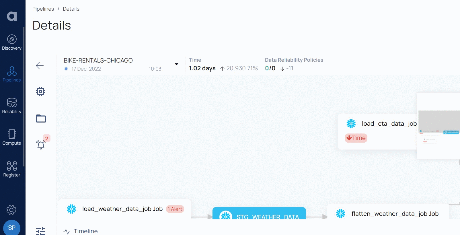 Acceldata data pipeline policies