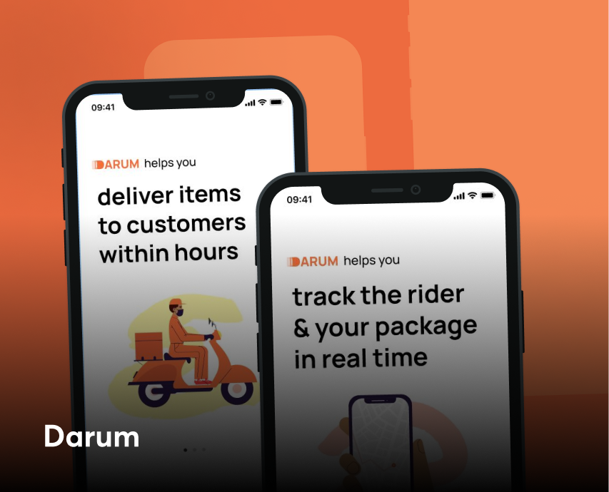 Image showing Darum UI screens
