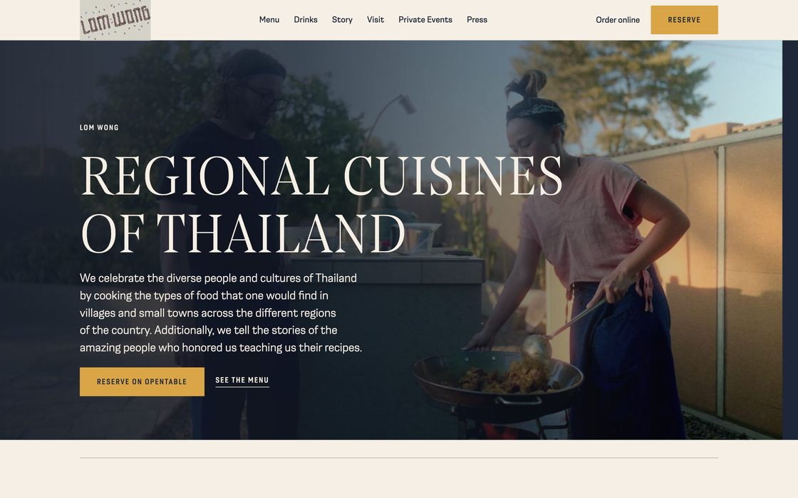 Lom Wong website