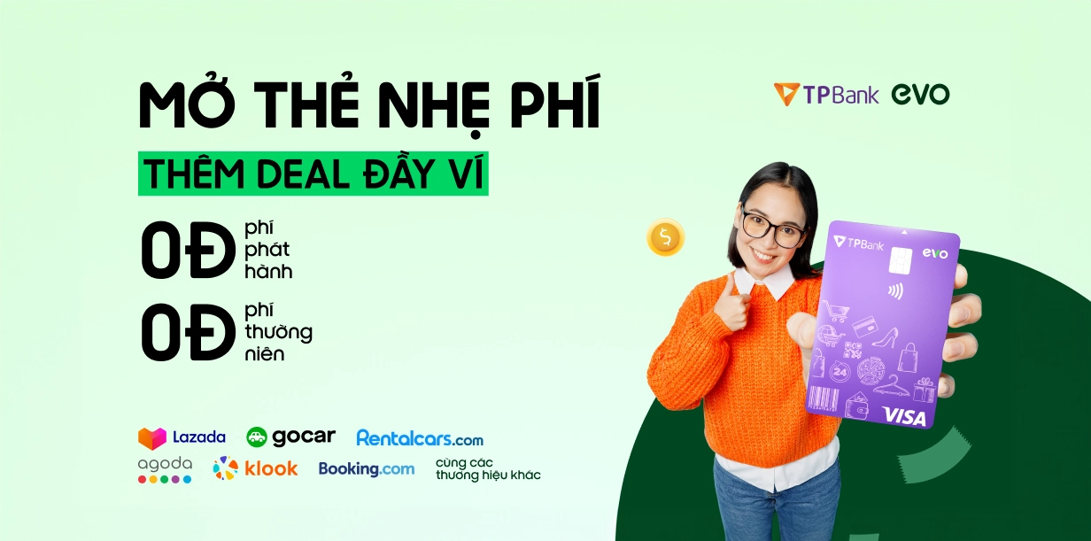 Thẻ credit card TPBank EVO