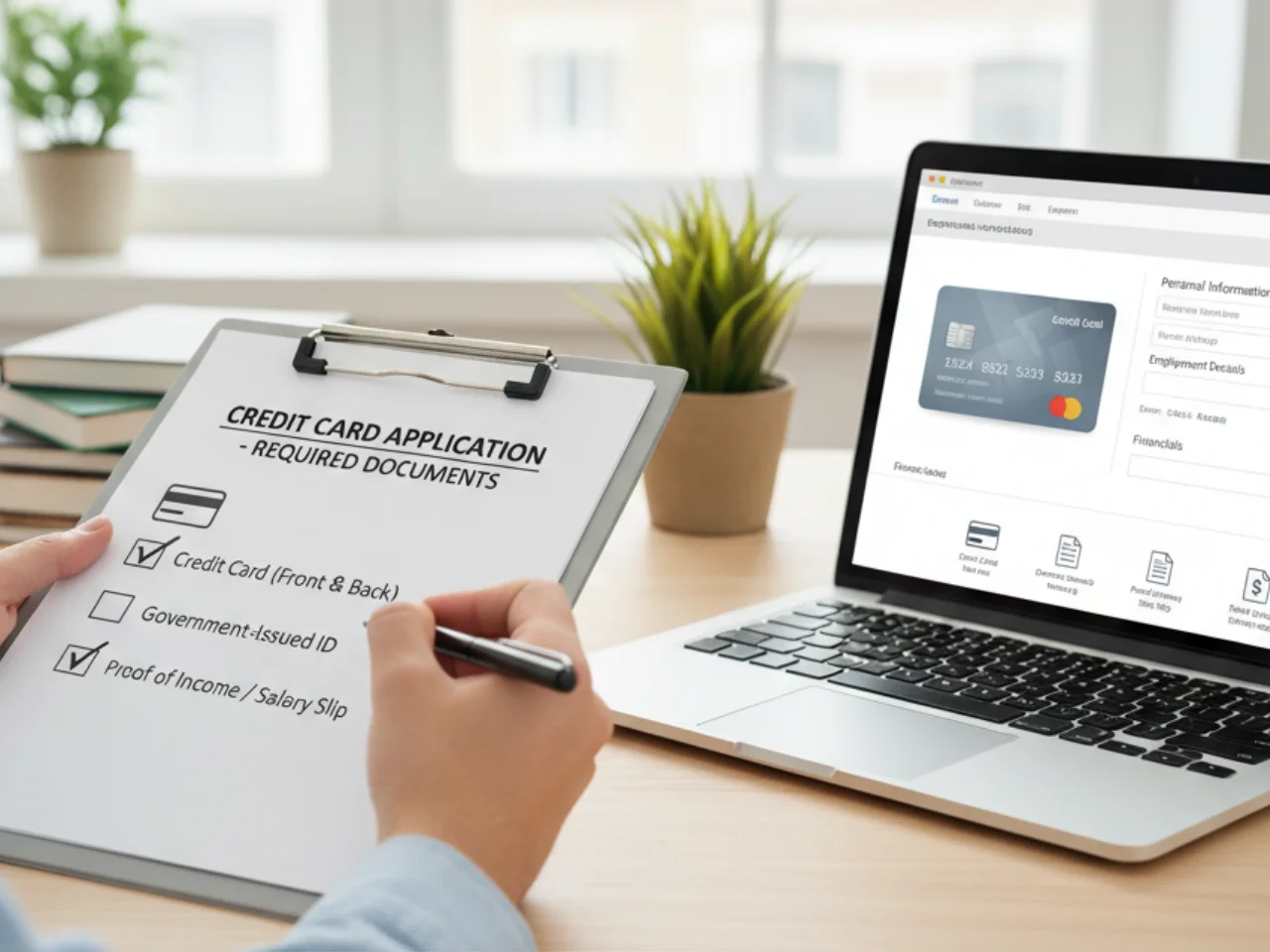 Các loại giấy tờ cần chuẩn bị khi đăng ký mở thẻ tín dụng online