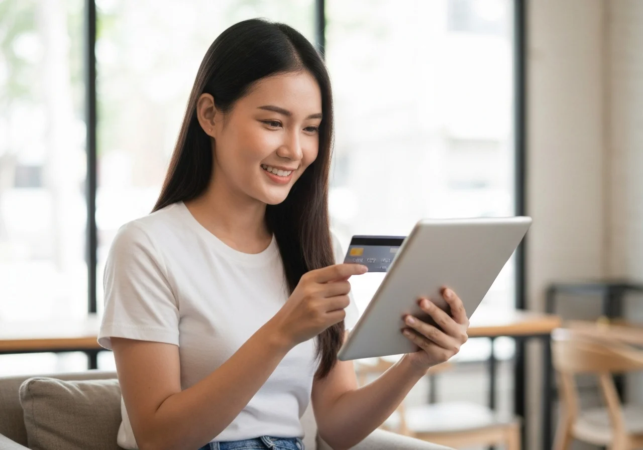 sử dụng thẻ tín dụng để thanh toán