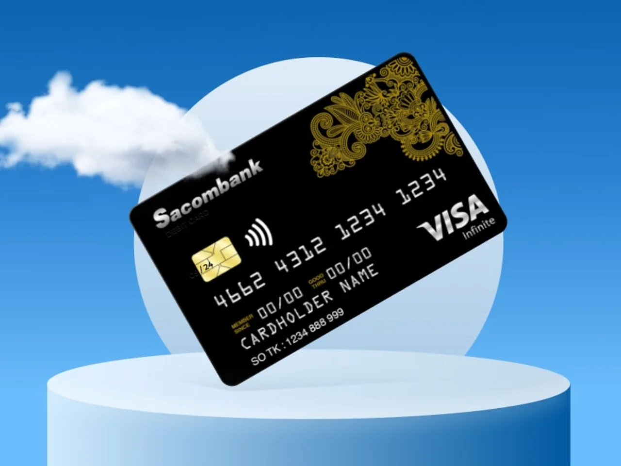 Thẻ đen Sacombank Visa Infinite