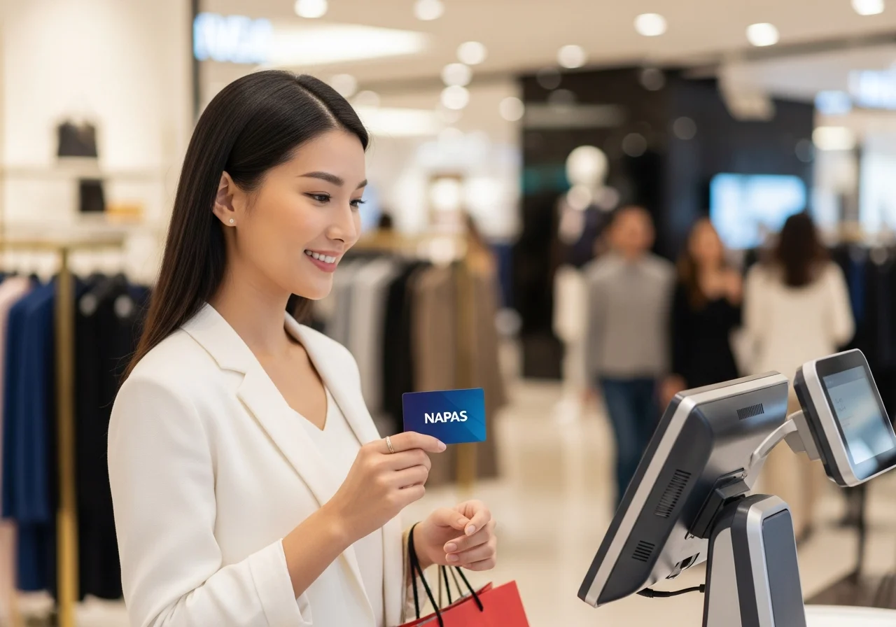 Chọn thẻ Napas hay thẻ Visa/Mastercard