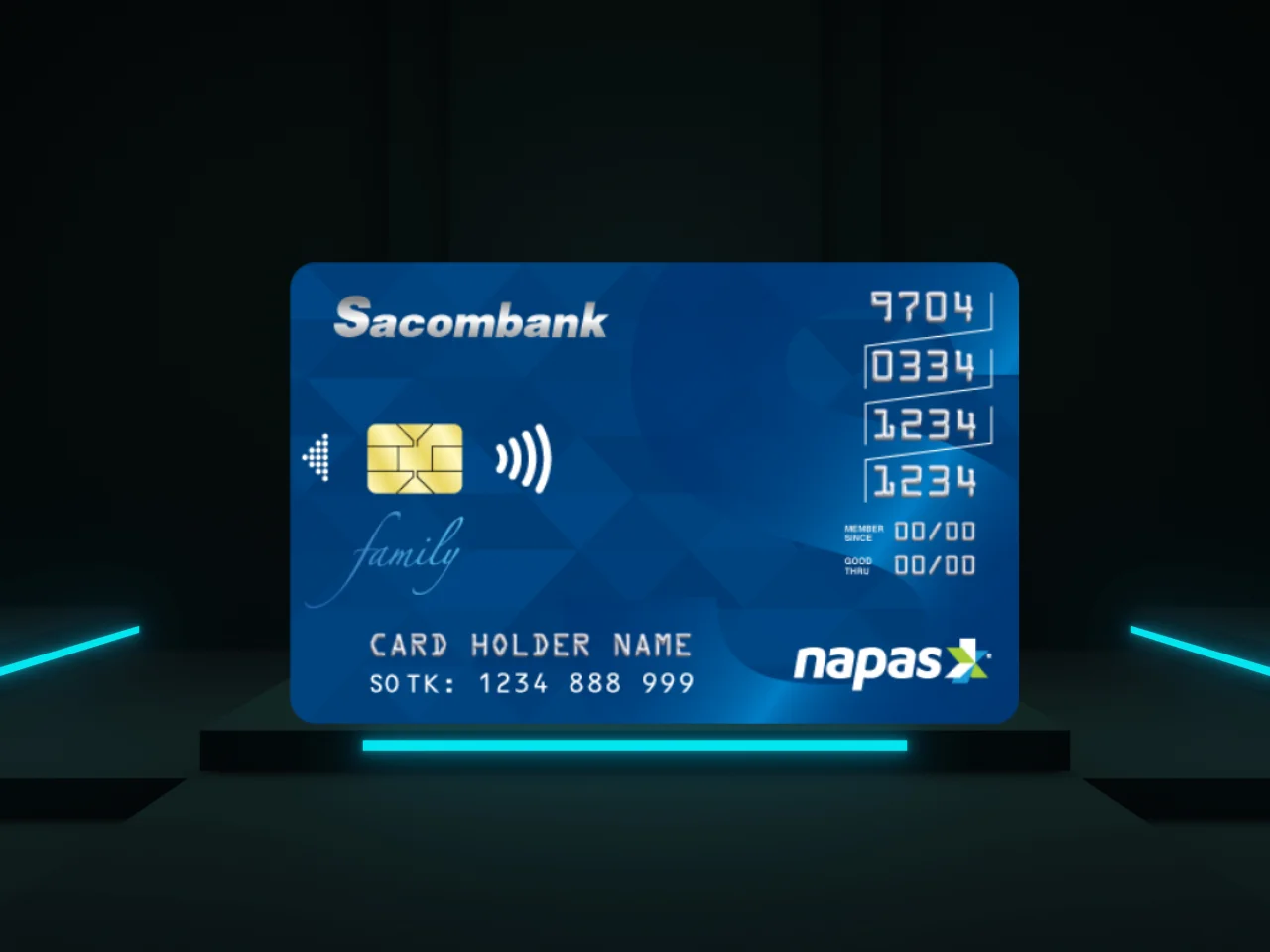 Thẻ ghi nợ Sacombank Family
