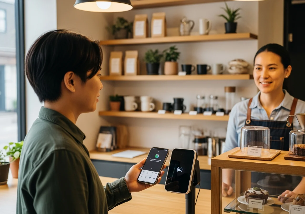 Dùng thẻ phi vật lý để thanh toán chạm