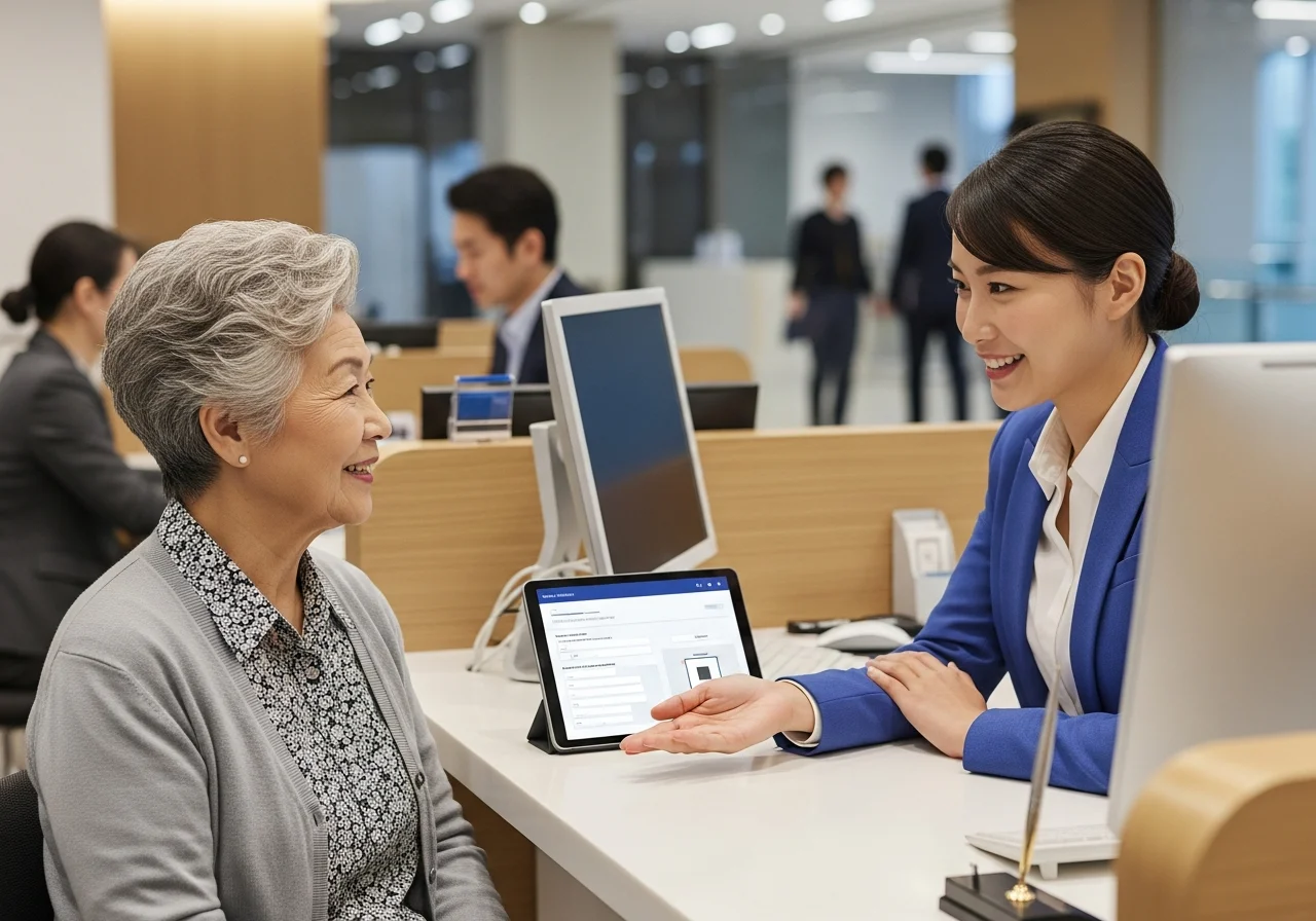 Đến ngân hàng để được hỗ trợ cập nhật sinh trắc