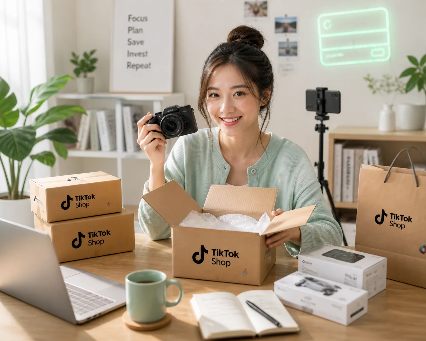 Sử dụng thẻ tín dụng khi mua sắm trên TikTok