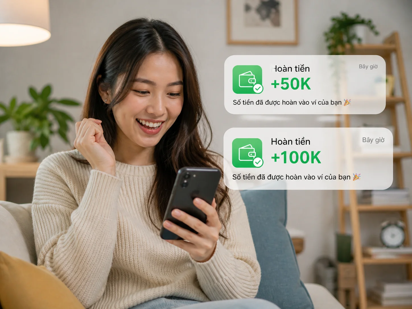 Kết hợp ưu đãi hoàn tiền với thẻ TPBank EVO