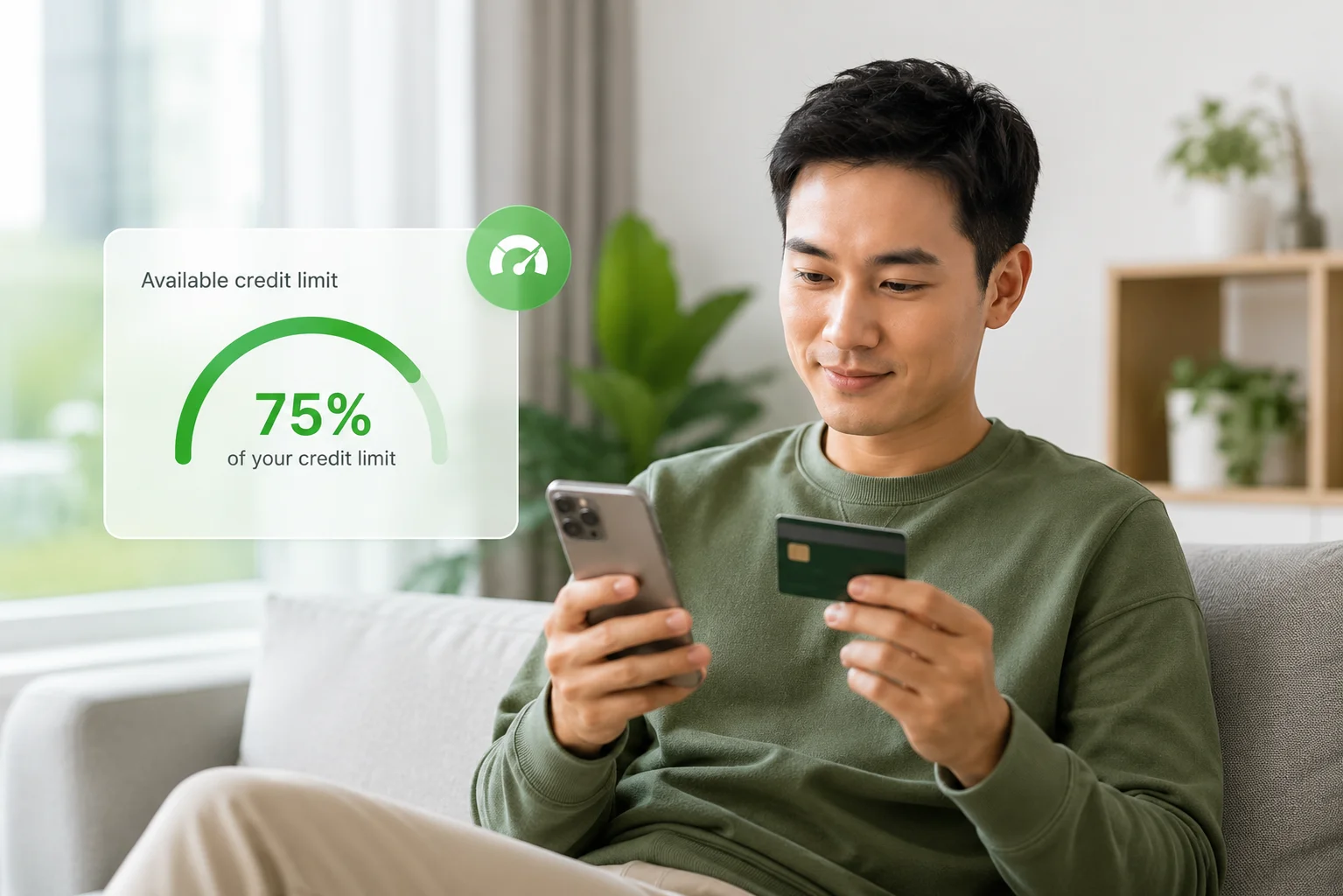 Kiểm tra hạn mức khả dụng của thẻ