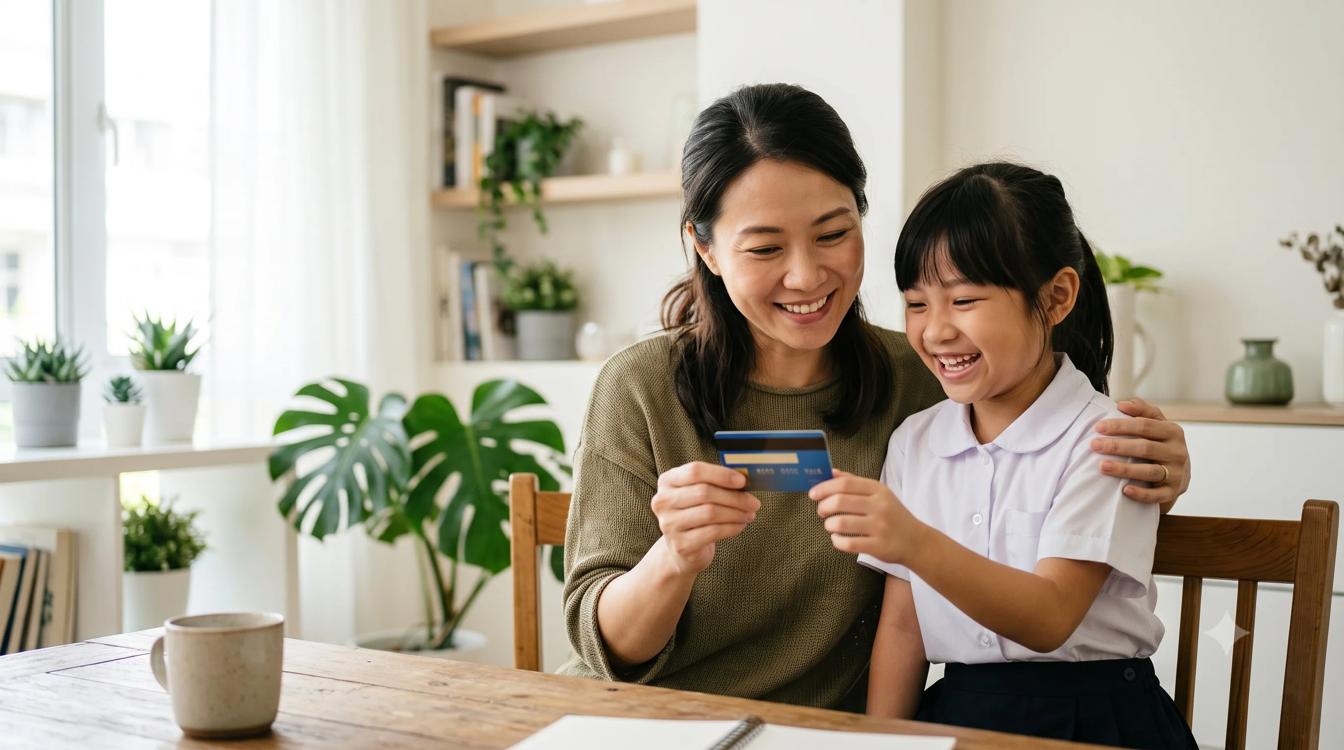 Lợi ích khi mở thẻ phụ cho con