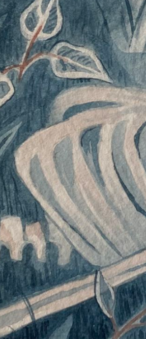 closeup of artwork: In Deaths Garden by Naomi Boiko Stapleton 