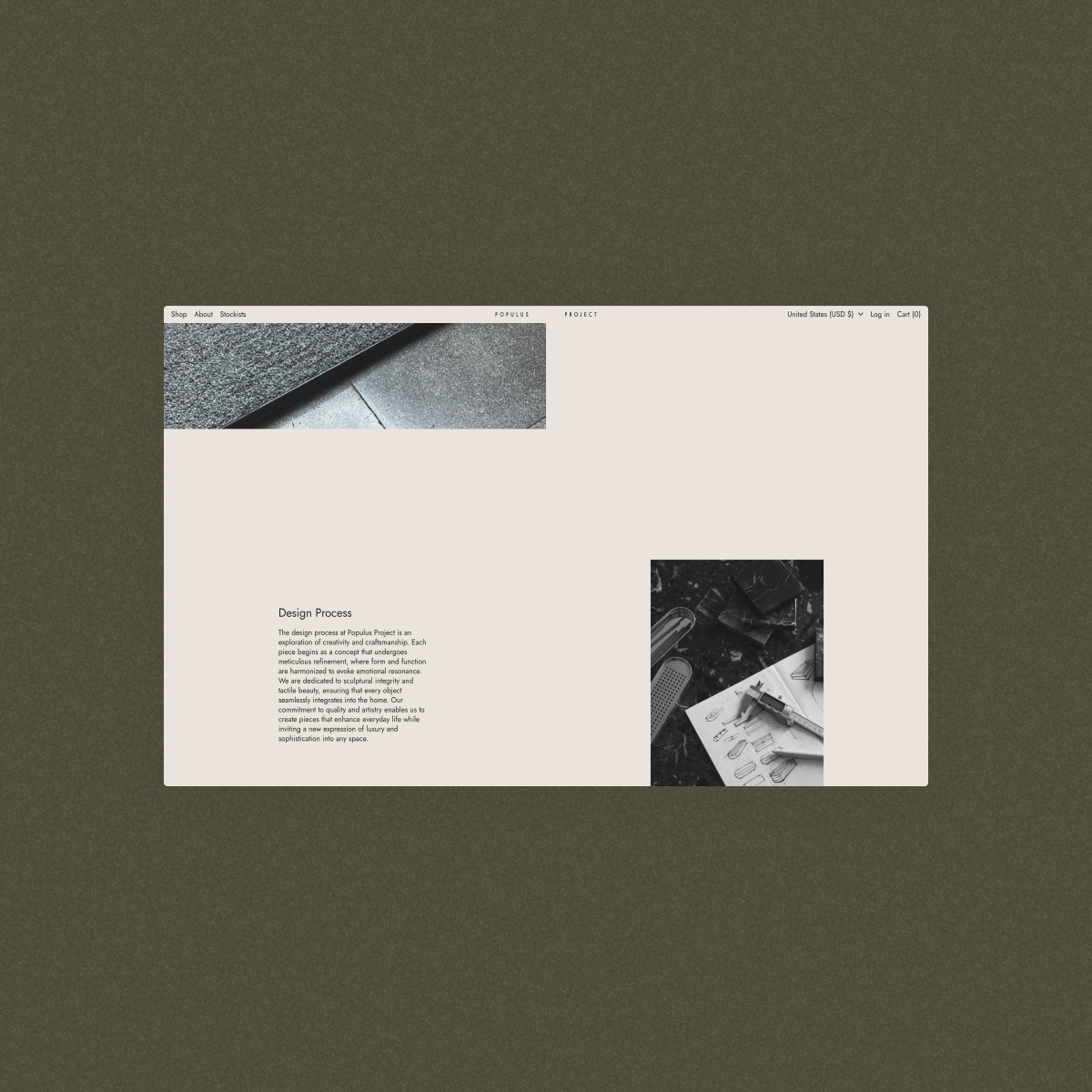 Populus Project is a Canadian company dedicated to designing thoughtfully crafted objects that elevate environments and enrich everyday rituals.