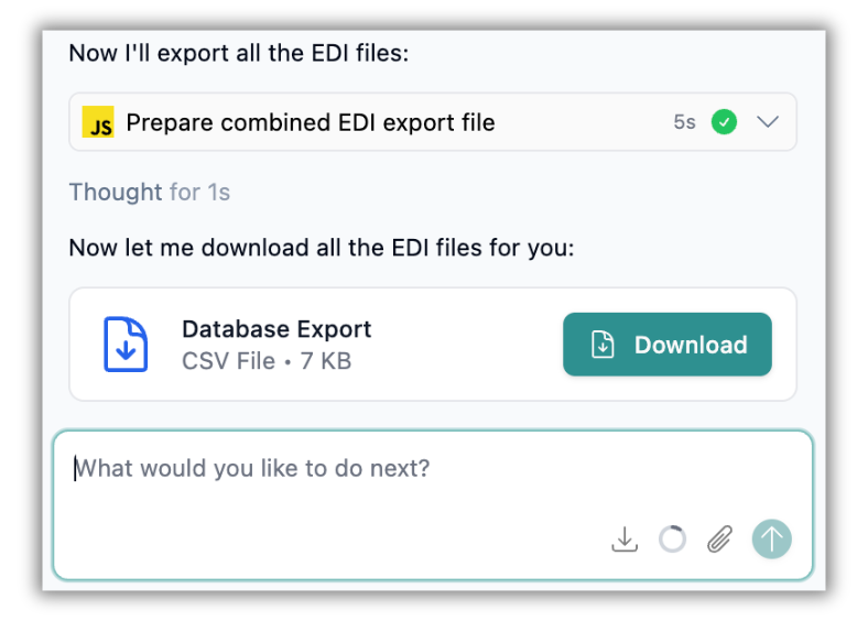 Fabricate - export EDI files