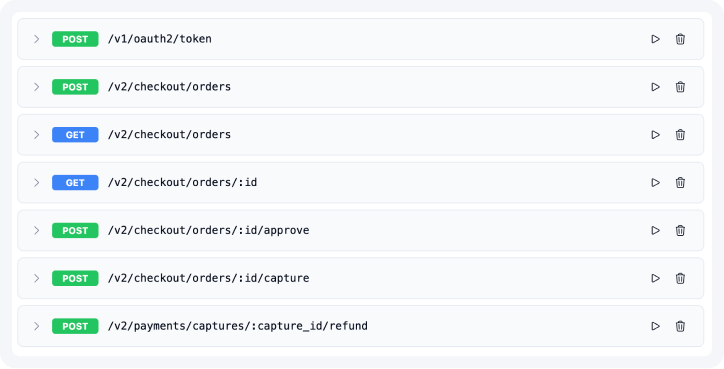 The mock API playground