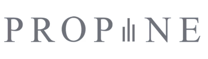 Text logo reading 'PROPINE' with the letter 'I' stylized as three vertical bars of varying heights.