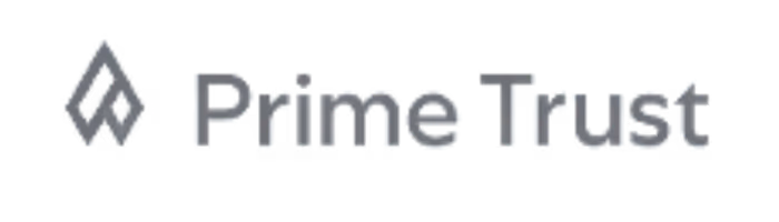PrimeTrust company logo with stylized initials and text.