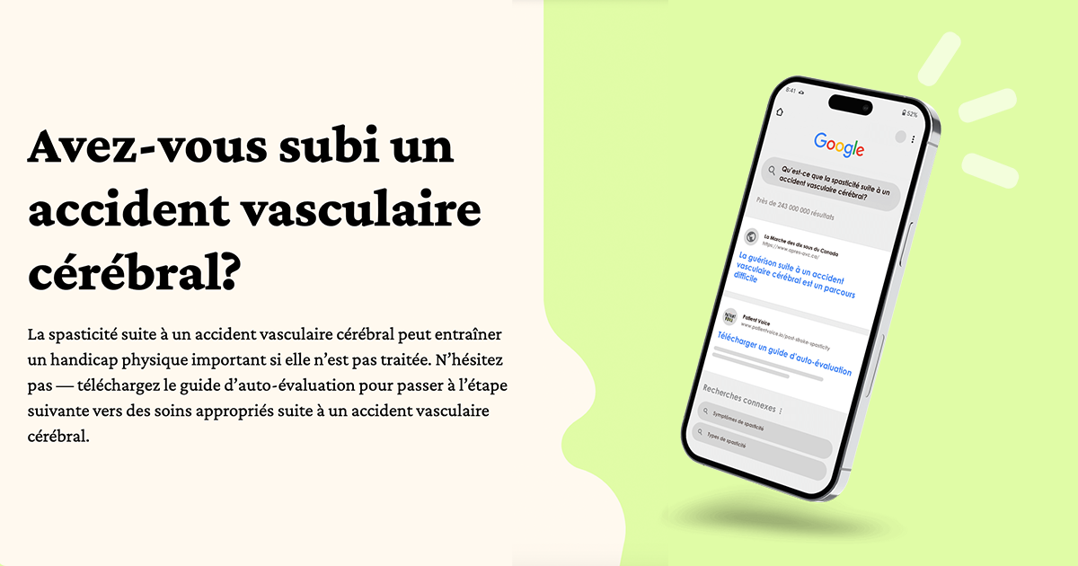 La spasticité suite à un accident vasculaire cérébral — free download