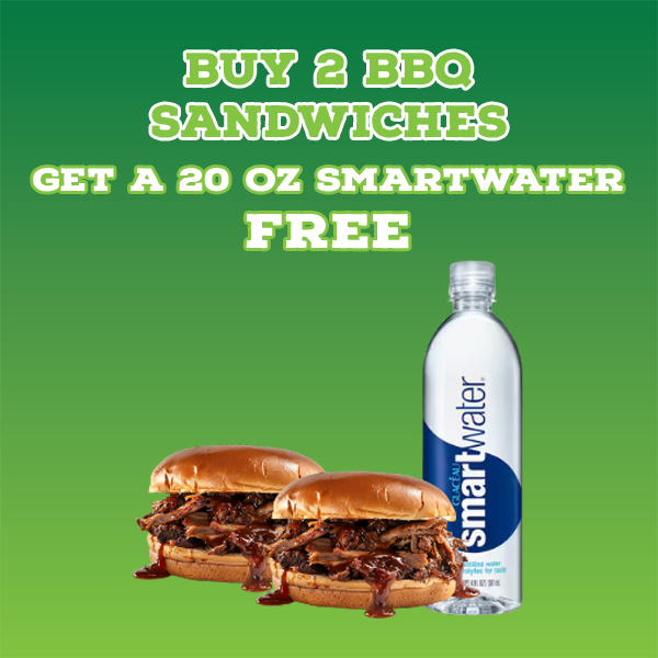 BBQ Sandwiches and Smartwater