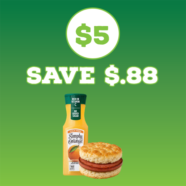 Bologna Biscuit and Simply Juice