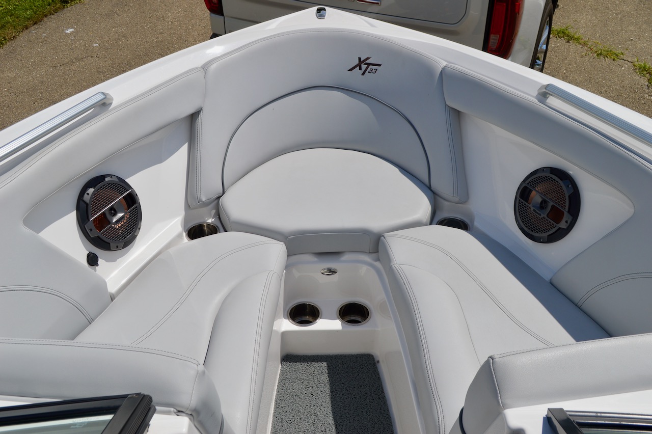 2020 Mastercraft XT23 | Redline Watersports | For Sale in Madison WI | Bow are with Klipsch speakers
