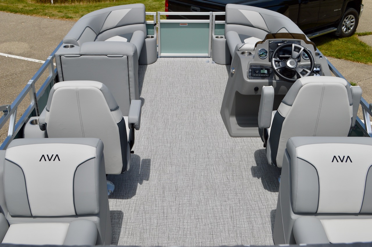 2026 Avalon Venture 85 QL from Redline Watersports cockpit view
