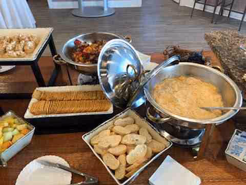 Sunday brunch catering spread - sunday brunch catering near me