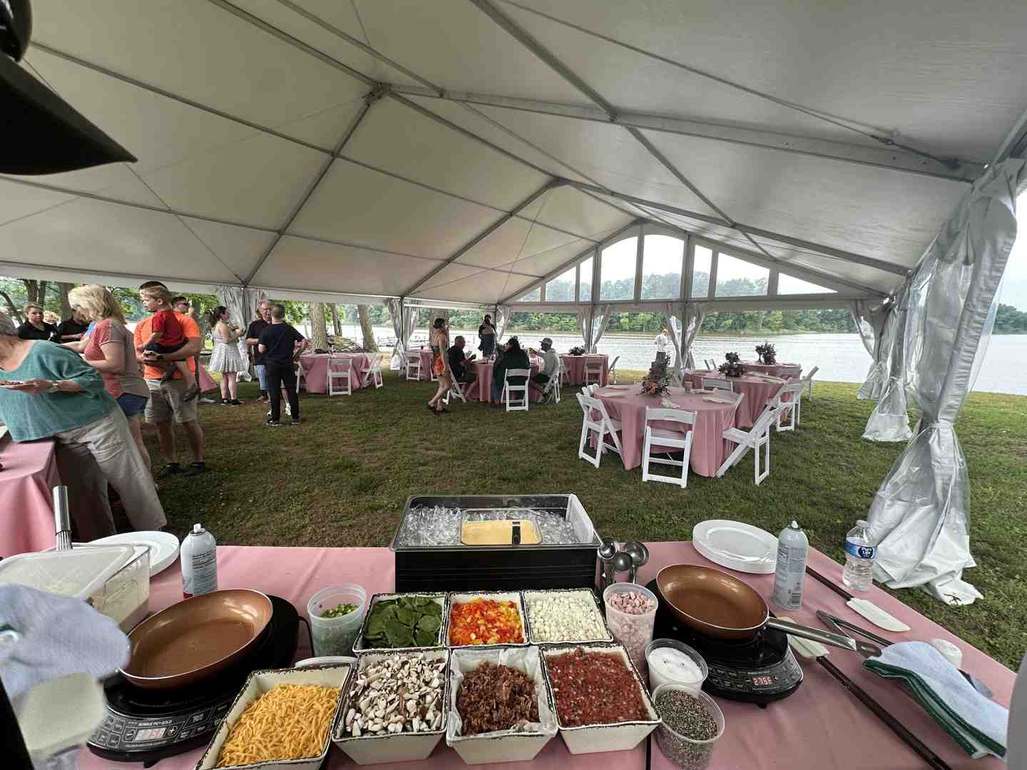 interactive and colorful taco bar at a party - catering places for birthday party interactive and colorful taco bar at a party - catering places for birthday party