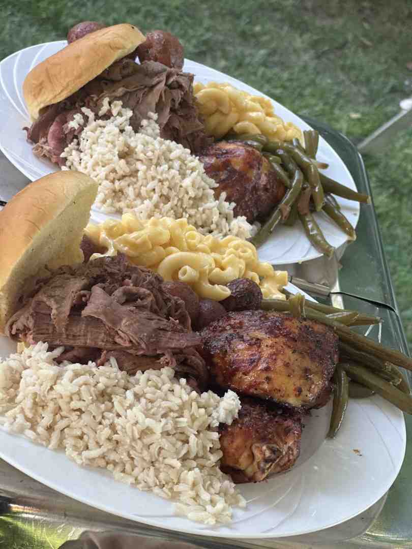 diverse BBQ buffet spread with brisket pulled pork sides diverse BBQ buffet spread with brisket pulled pork sides