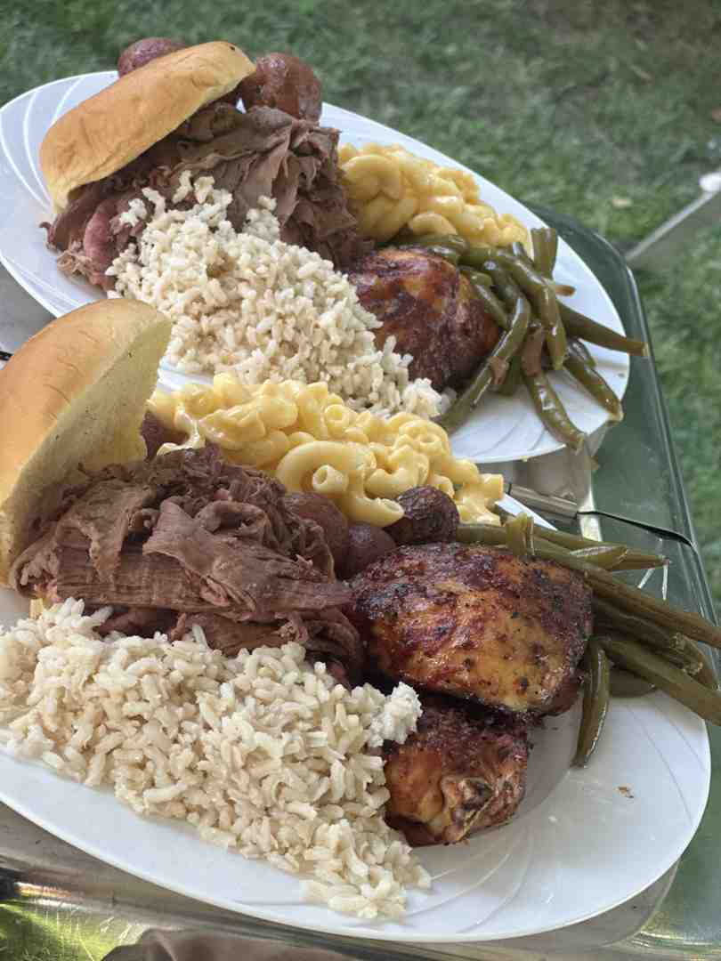 barbecue catering buffet
