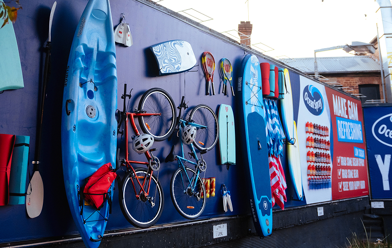 A billboard for ocean spray