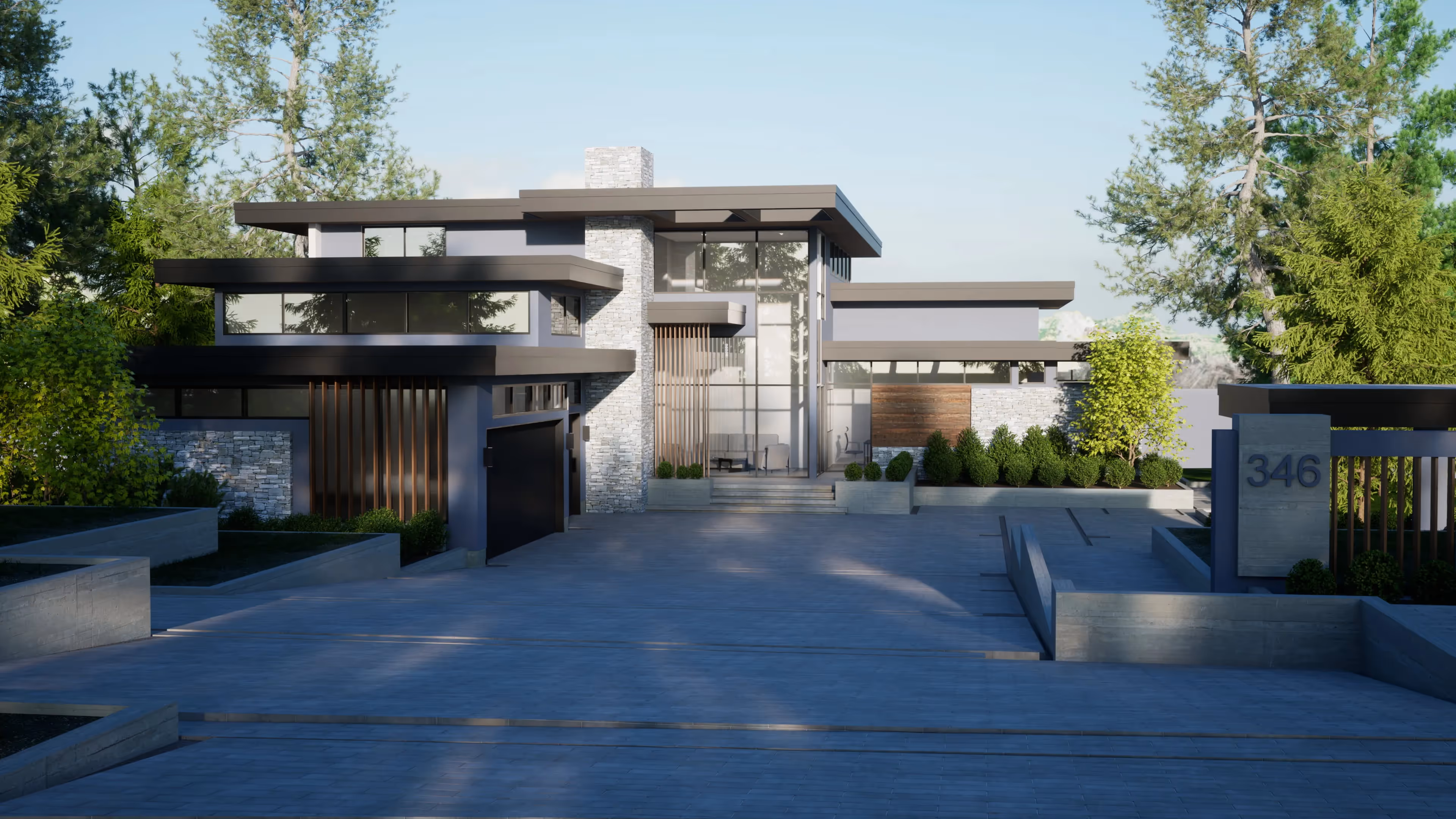2022 Presentation Home - Opulent Lakefront Villa