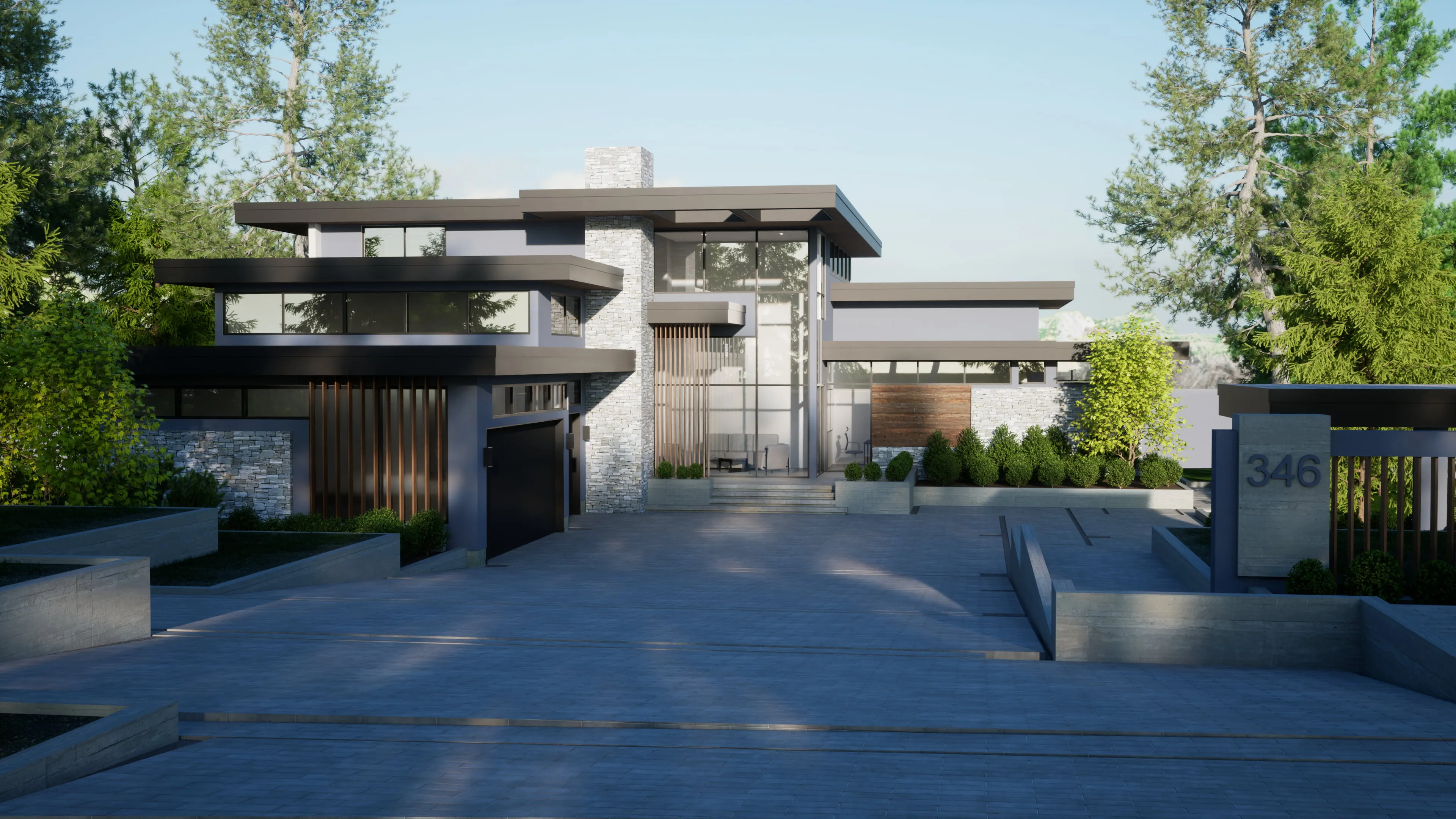 2022 Presentation Home - Opulent Lakefront Villa