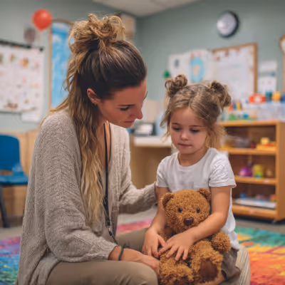 Indywidualna terapia dziecka z autyzmem w terapeutycznym punkcie przedszkolnym