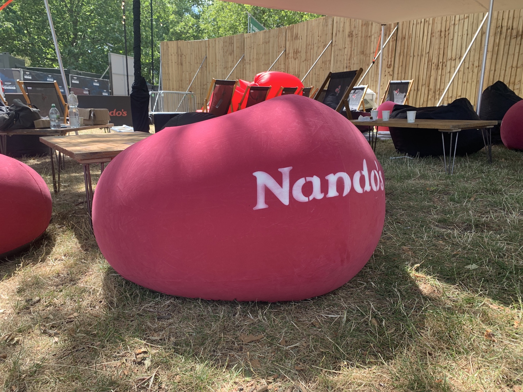 Nando's mobile kitchen, custom shipping container