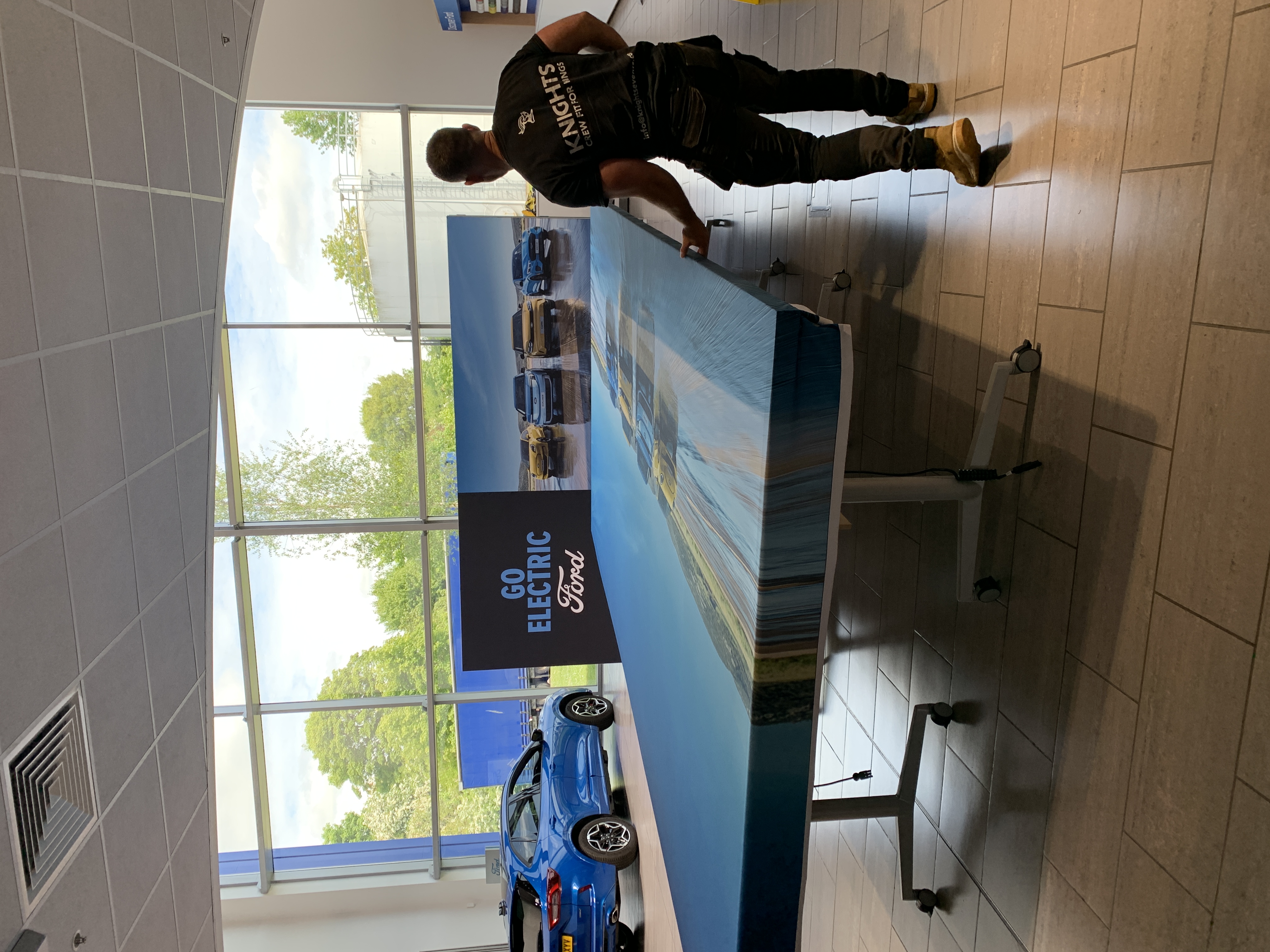 Back of house shipping containers for Activation