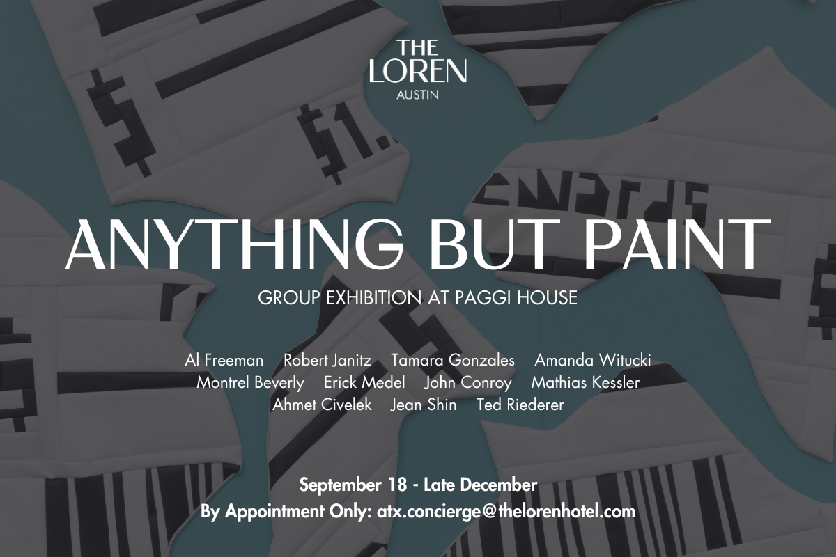 Anything But Paint exhibition graphic