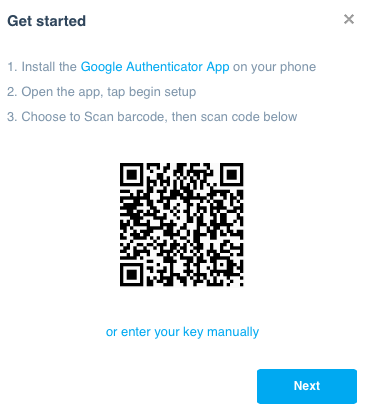 GoogleAuthenticatorXerosetup