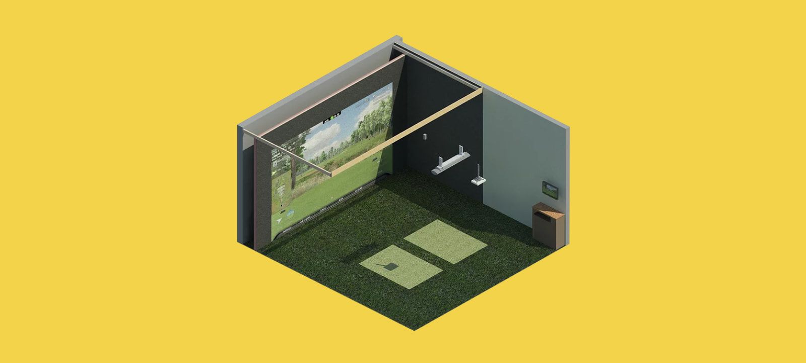 Indoor Virtual Golf Simulator For Your Home | aboutGOLF
