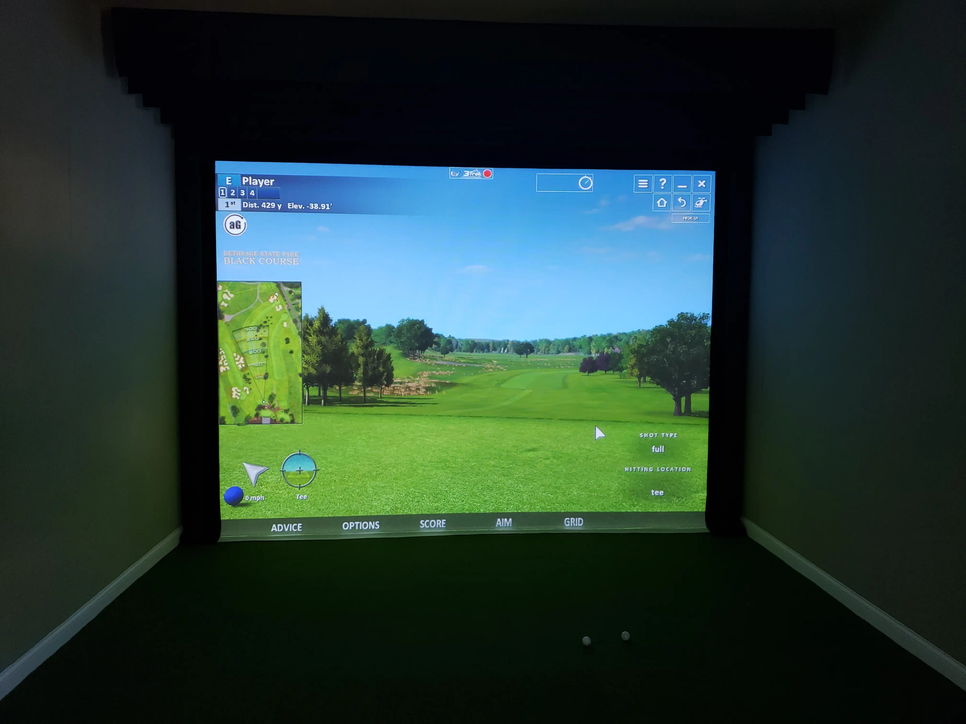 Choose aboutGOLF For Your Garage Golf Simulator