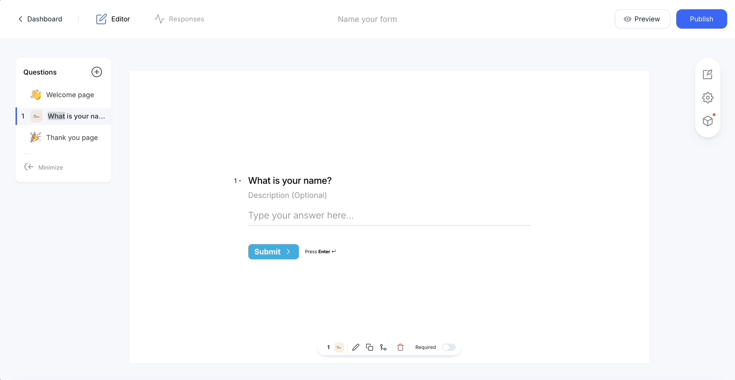Multiple Choice Question Type Gif