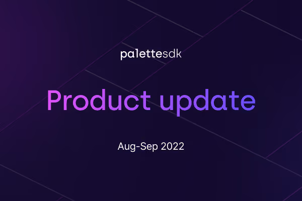 ZeroLight product updates - Palette