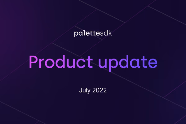 ZeroLight product updates - Palette
