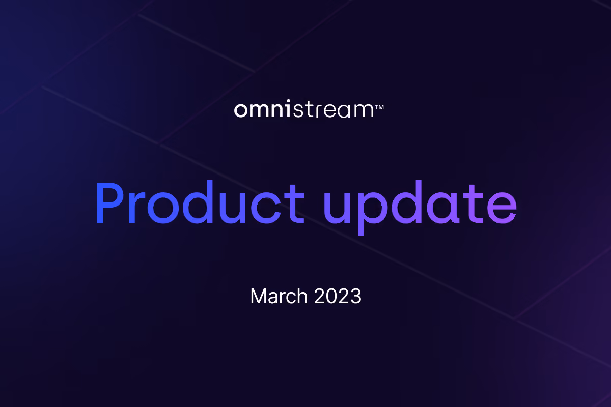 ZeroLight product updates - Omnistream