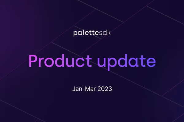 ZeroLight product updates - Palette