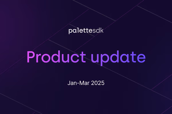 ZeroLight product updates - Palette